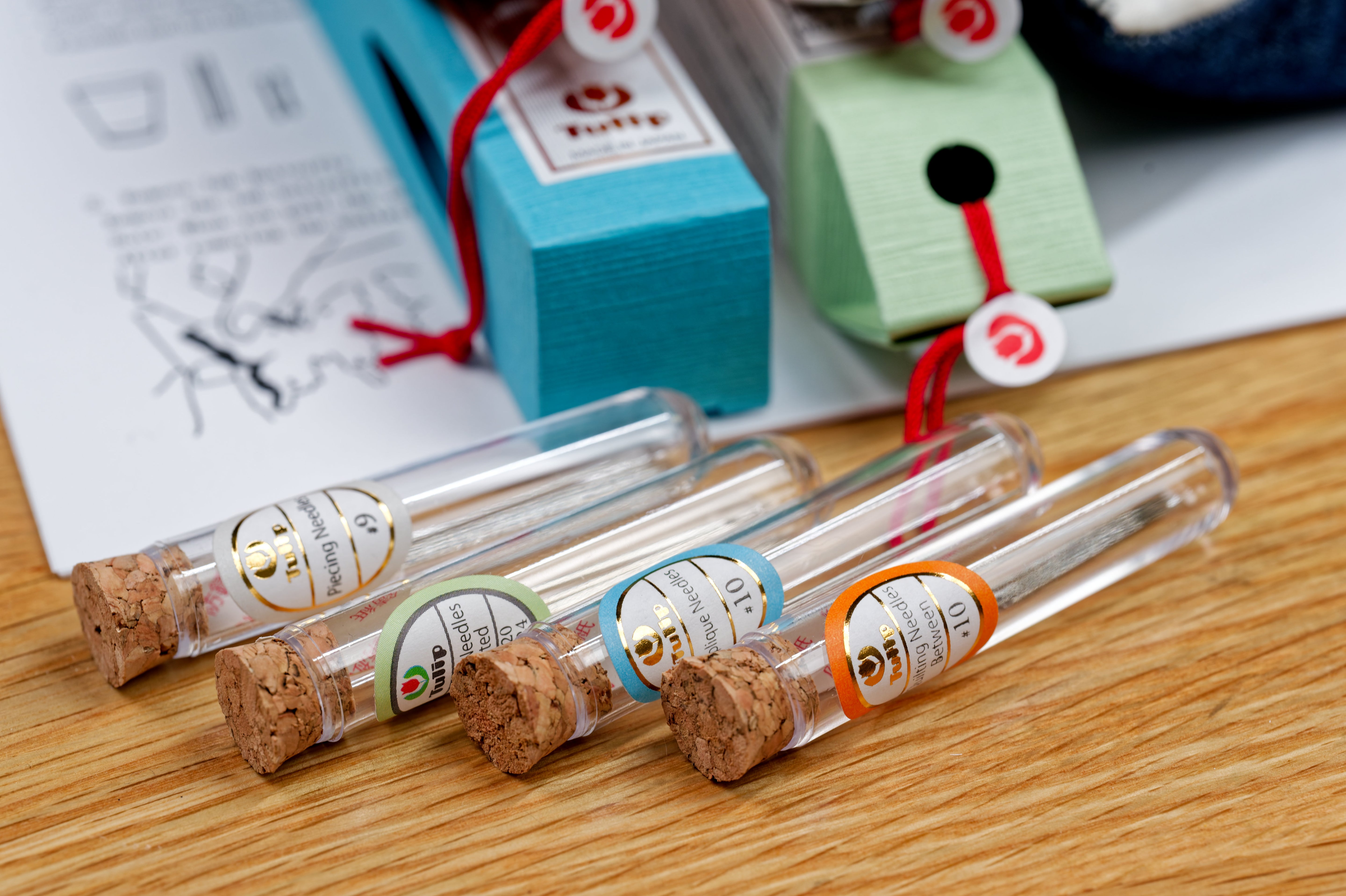 Tulip Big Eye Applique Needles, #10, Set of Six