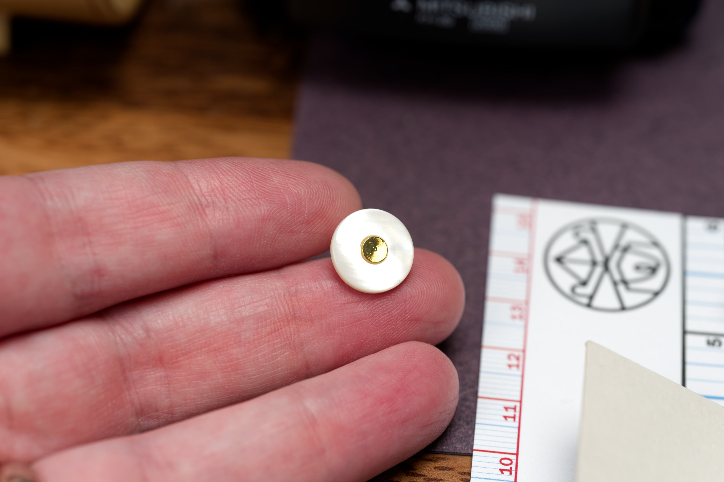 Mother-of-Pearl Buttons, Set of 6