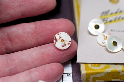 Mother-of-Pearl Buttons, Set of 6