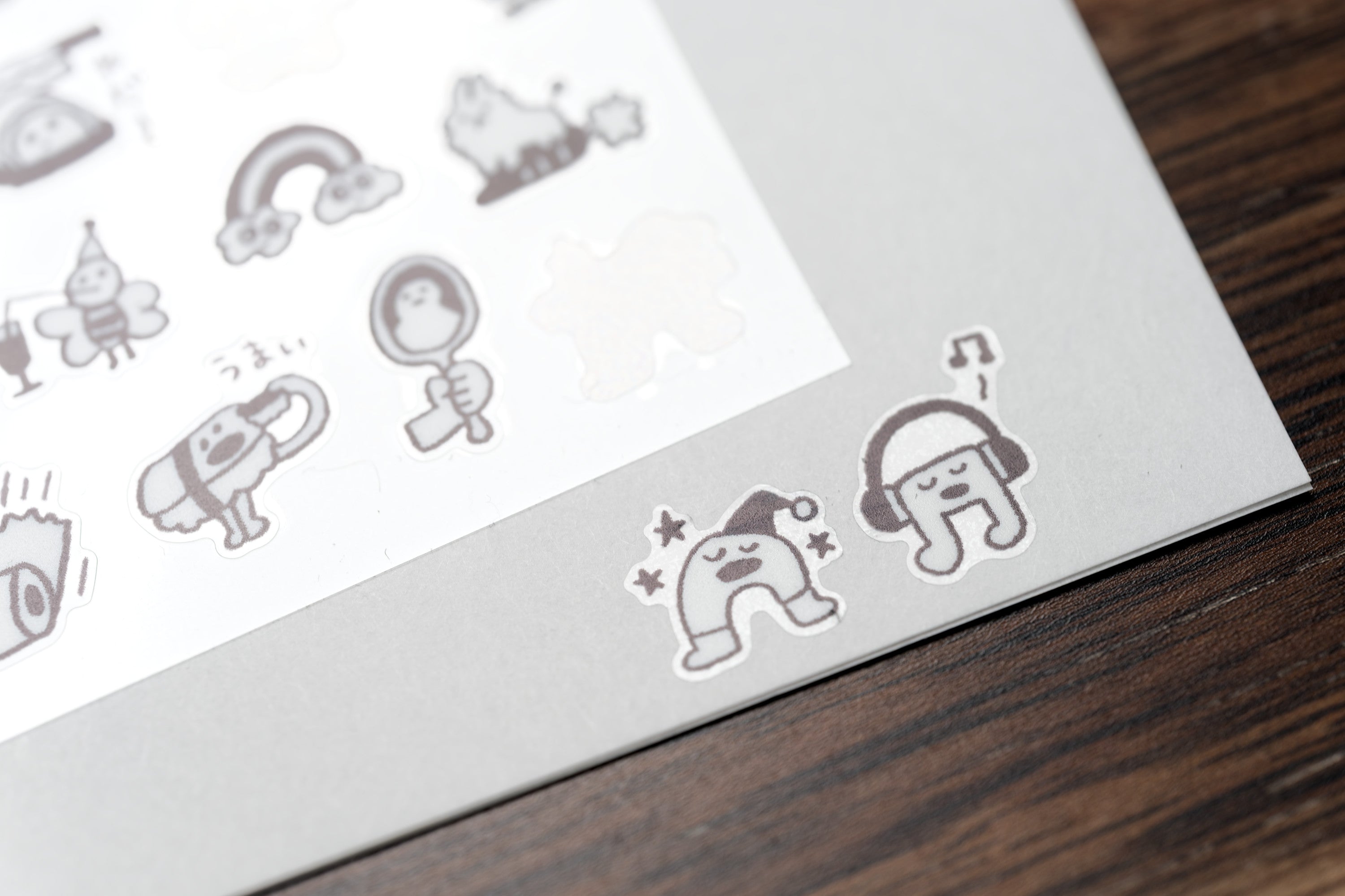 Margin Scribbles Sticker Sheet
