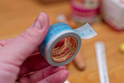 Centimeter Washi Tape, Lilac/Grey
