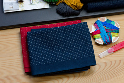 Olympus Sashiko Cloth, Water-Erasable Dot Grid