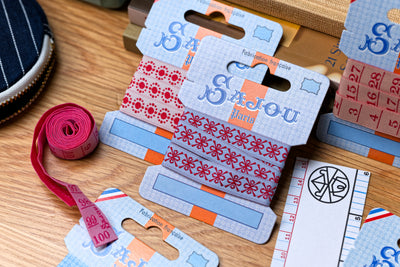Saint-Étienne Woven Ribbon, Pink Ruler