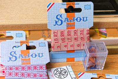 Saint-Étienne Woven Ribbon, Ecru Ruler