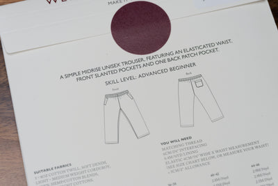 "Wednesday Trousers" Sewing Pattern