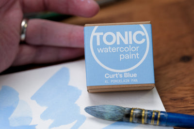 Tonic Watercolor, Porcelain Pan, #241 Curt's Blue