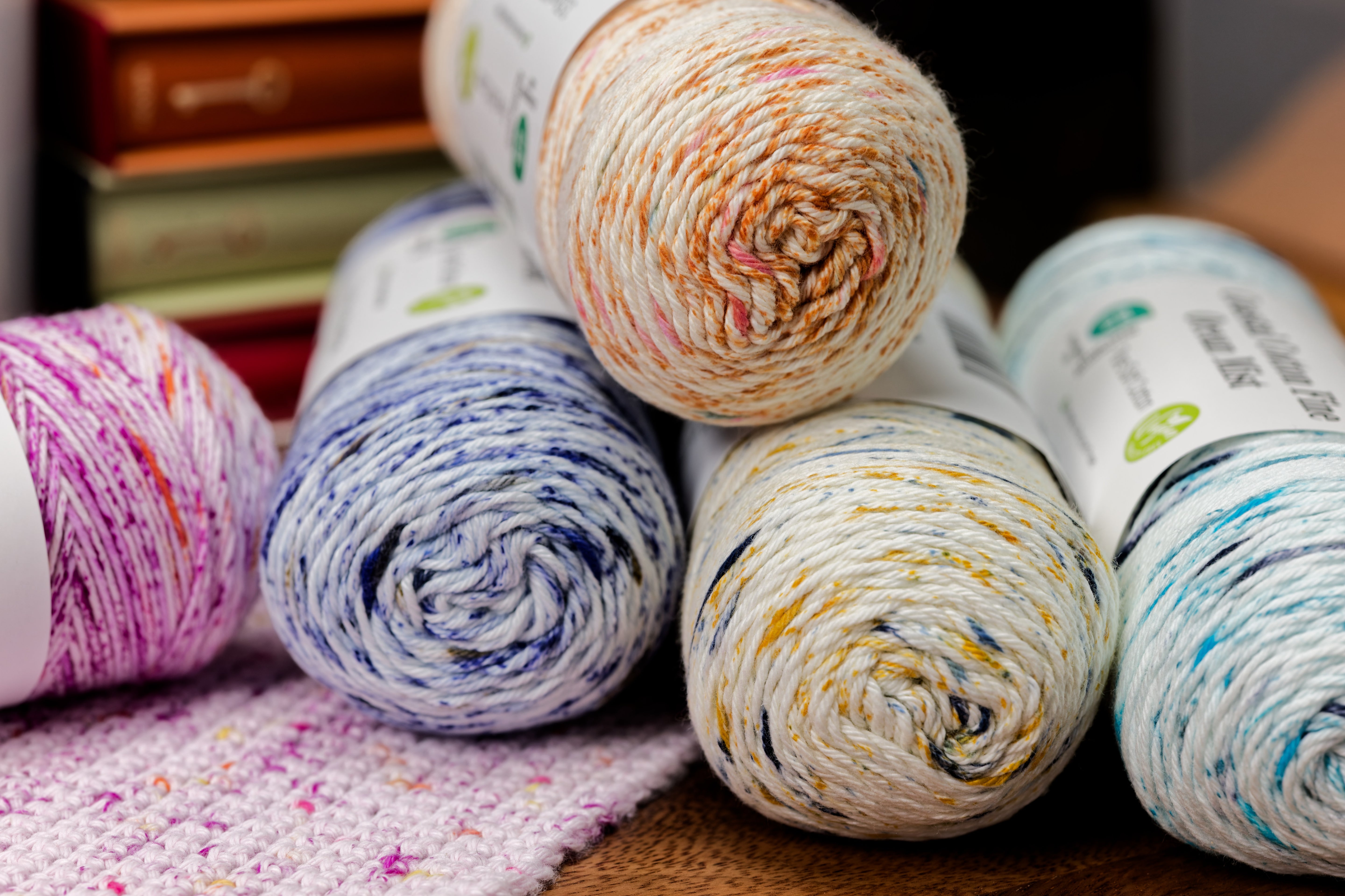 Ocean Mist Fine Cotton Yarn, #4013 Royal Sands