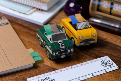 Sticky Tab Dispenser, Yellow Taxi