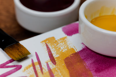 Bee 100% Cotton Watercolor Block