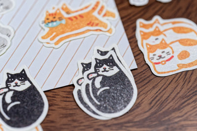 Washi Sticker Set, House Cats