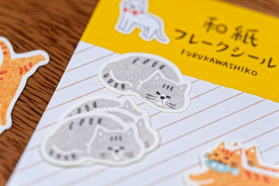 Washi Sticker Set, House Cats