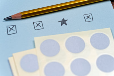 Silver Scratch-Off Stickers, Pack of 120