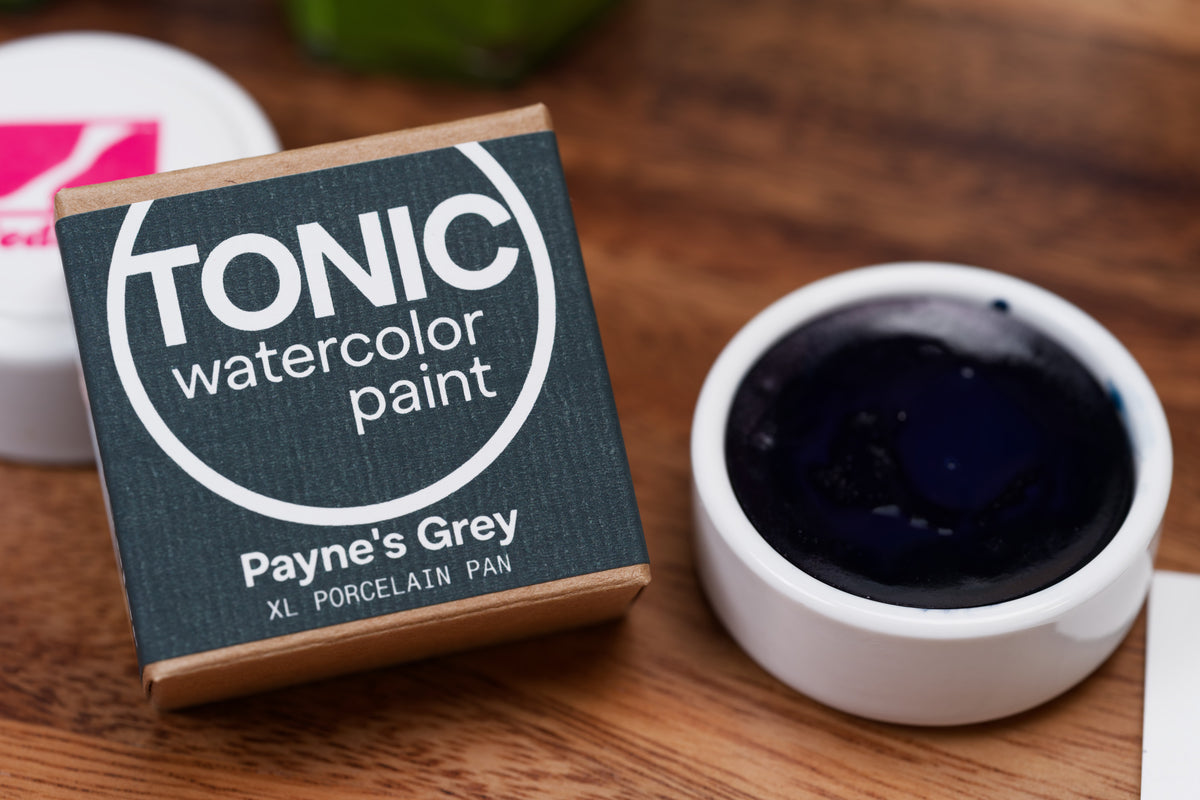 Tonic Watercolor, Porcelain Pan, #194 Payne's Grey