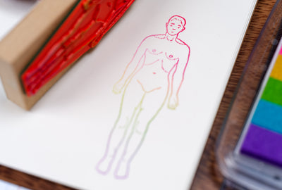 Human Body Stamp, 3.6"