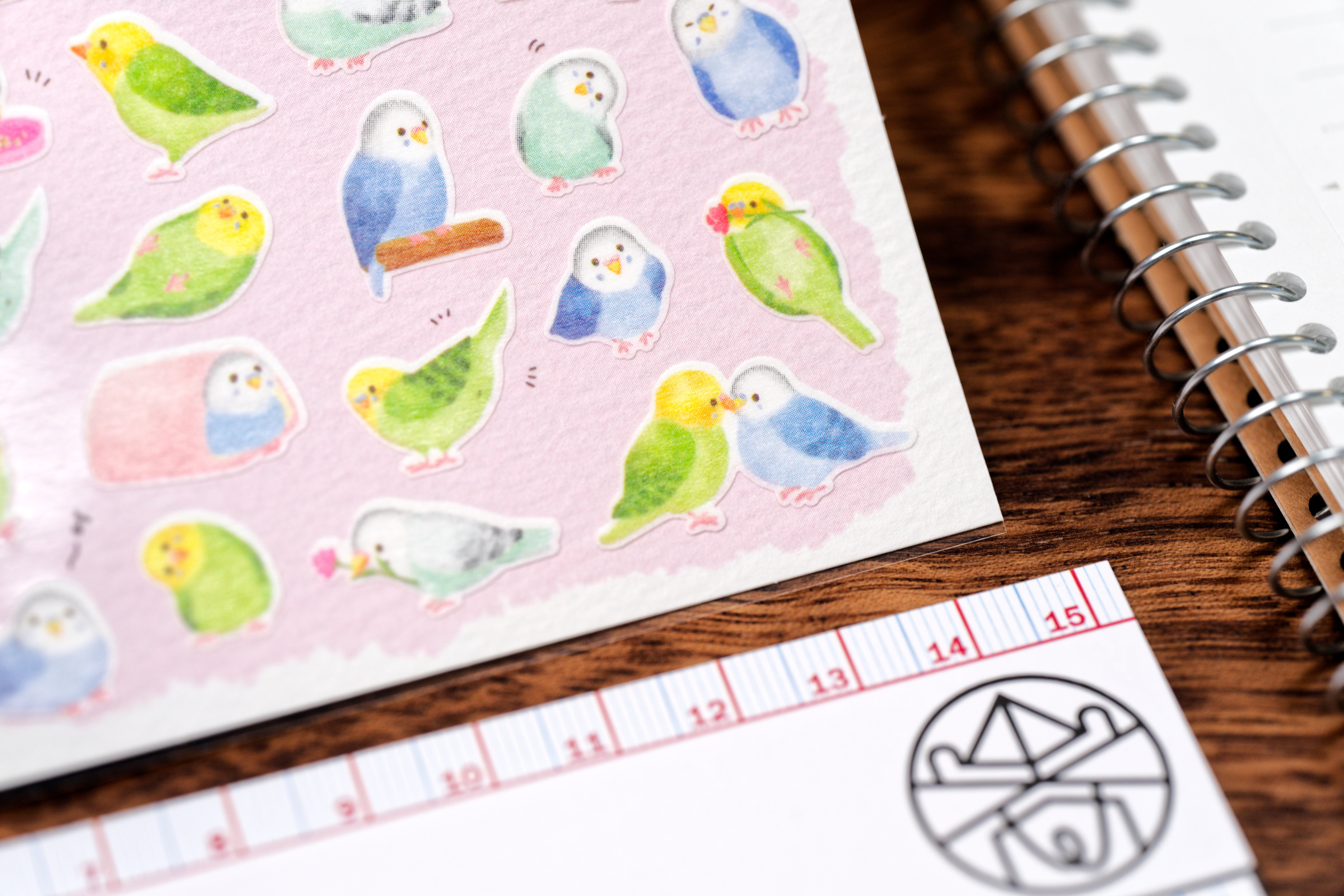 Parakeet Sticker Sheet