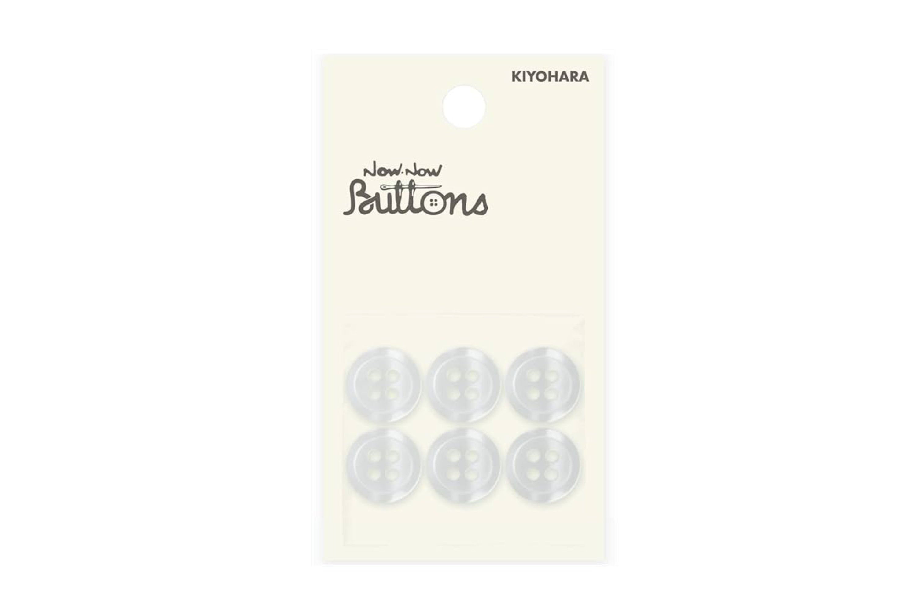 Now Now Buttons, Pearl White