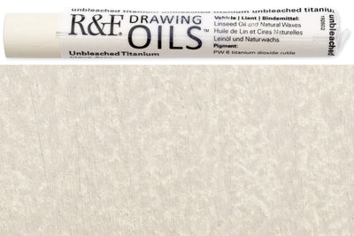 R&F Drawing Oils #3136, Unbleached Titanium