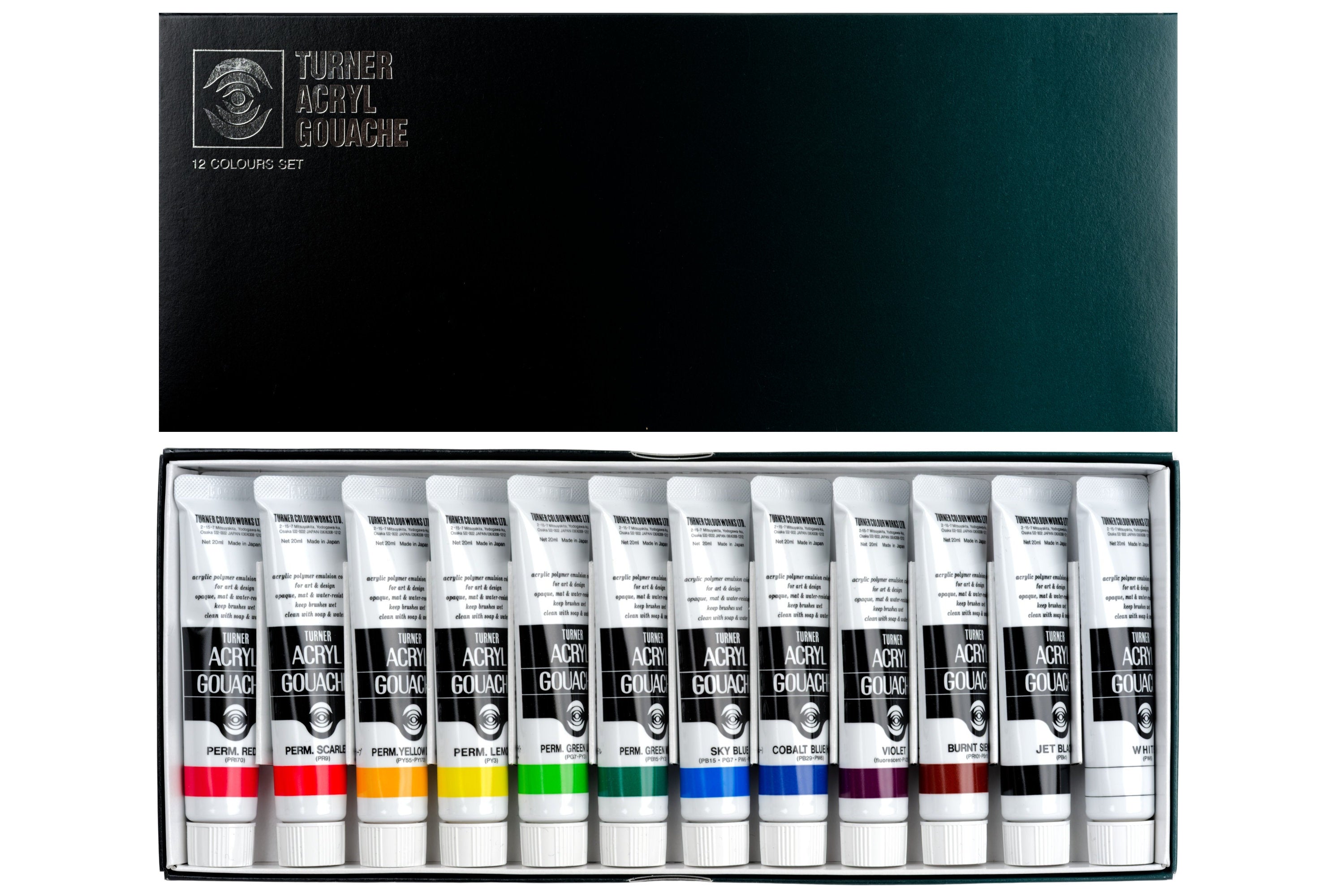 Turner Acryl Gouache, Set of 12