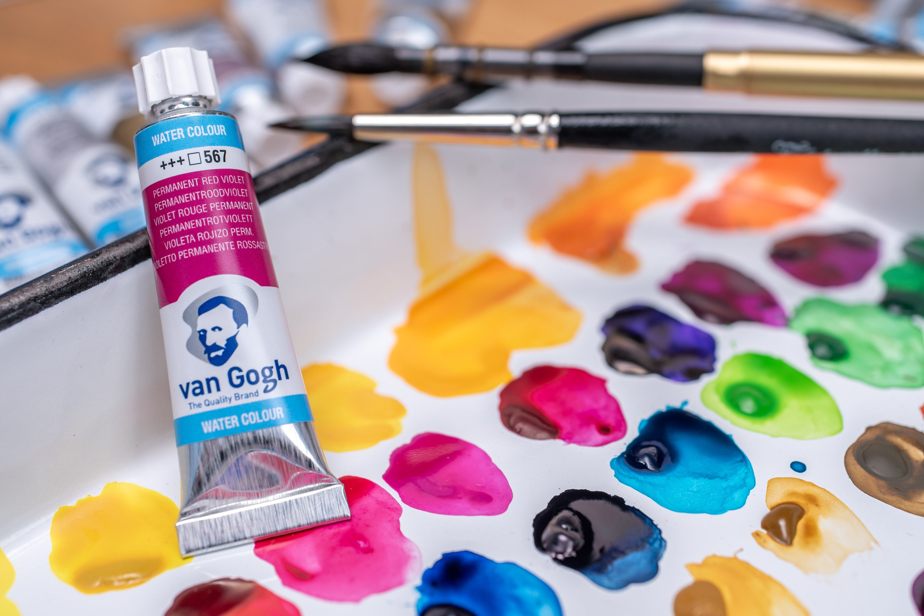 Van Gogh Watercolor, Shades of Nature Set of 12