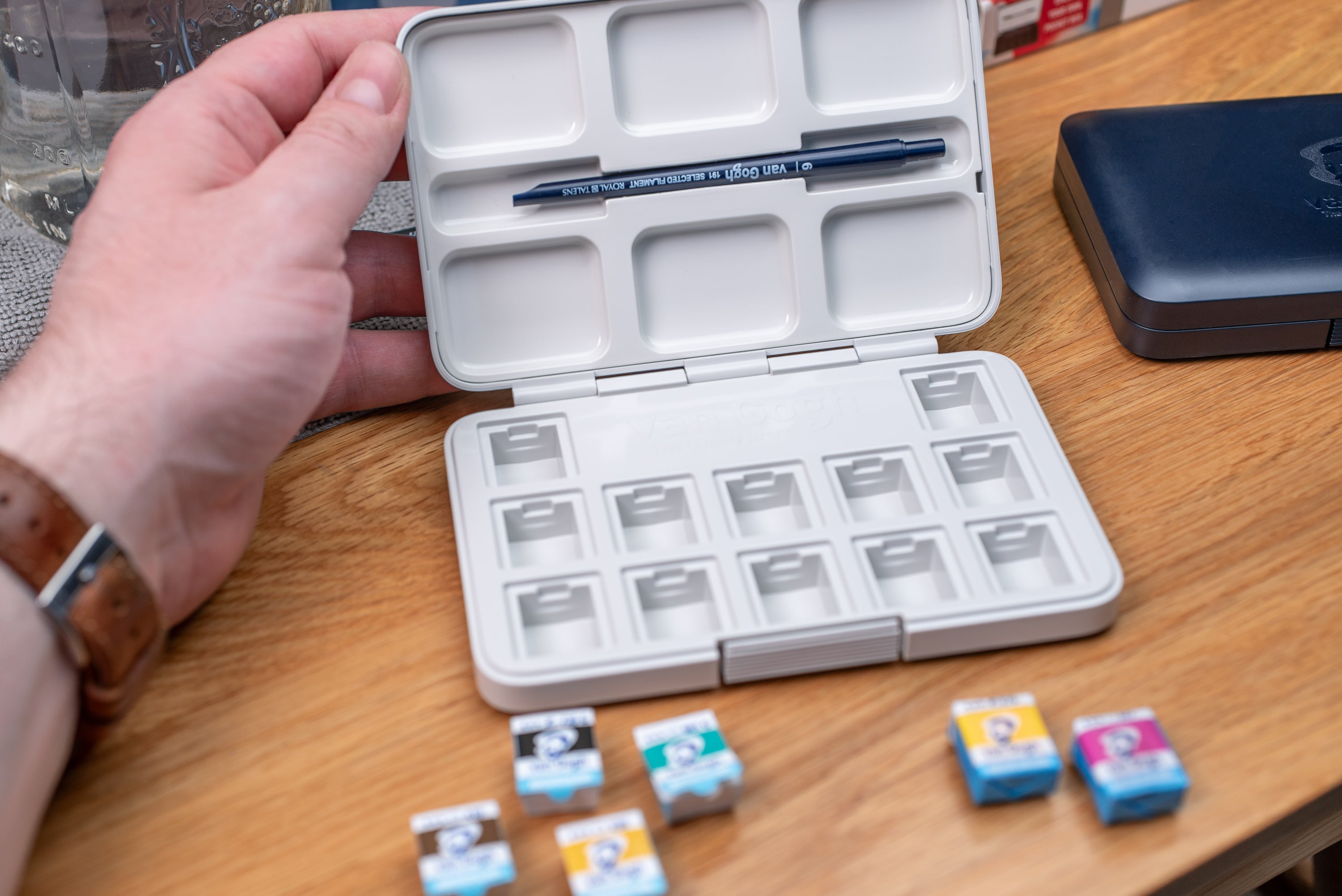 Van Gogh Empty Watercolor Box, 24 Slots