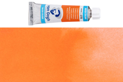 Van Gogh Watercolor, 10 mL, #278 Pyrrole Orange