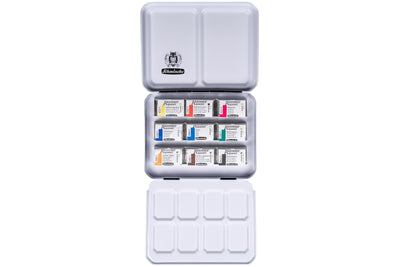 Akademie Watercolors, Full-Pan Travel Set of 9