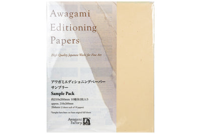 Awagami Editioning Papers, 20-Sheet Variety Pack
