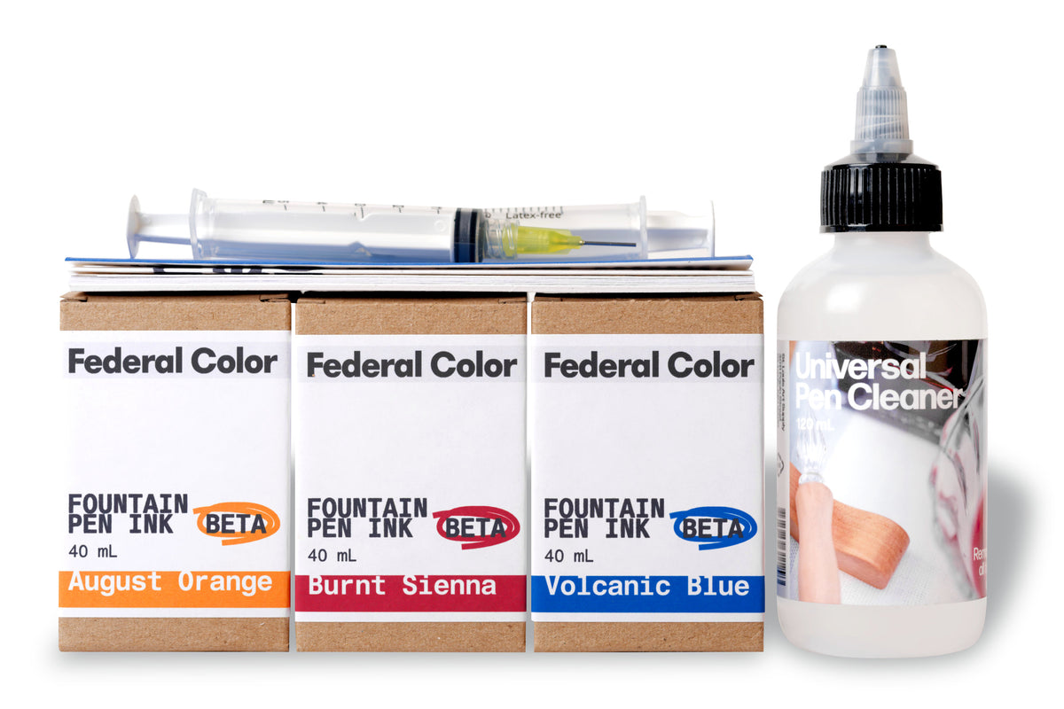 Federal Fountain Pen Ink — Beta Test Kit