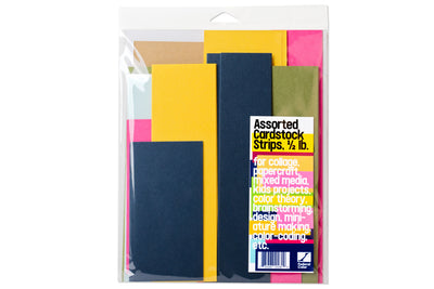 Assorted Cardstock Strips, 1/2 lb.