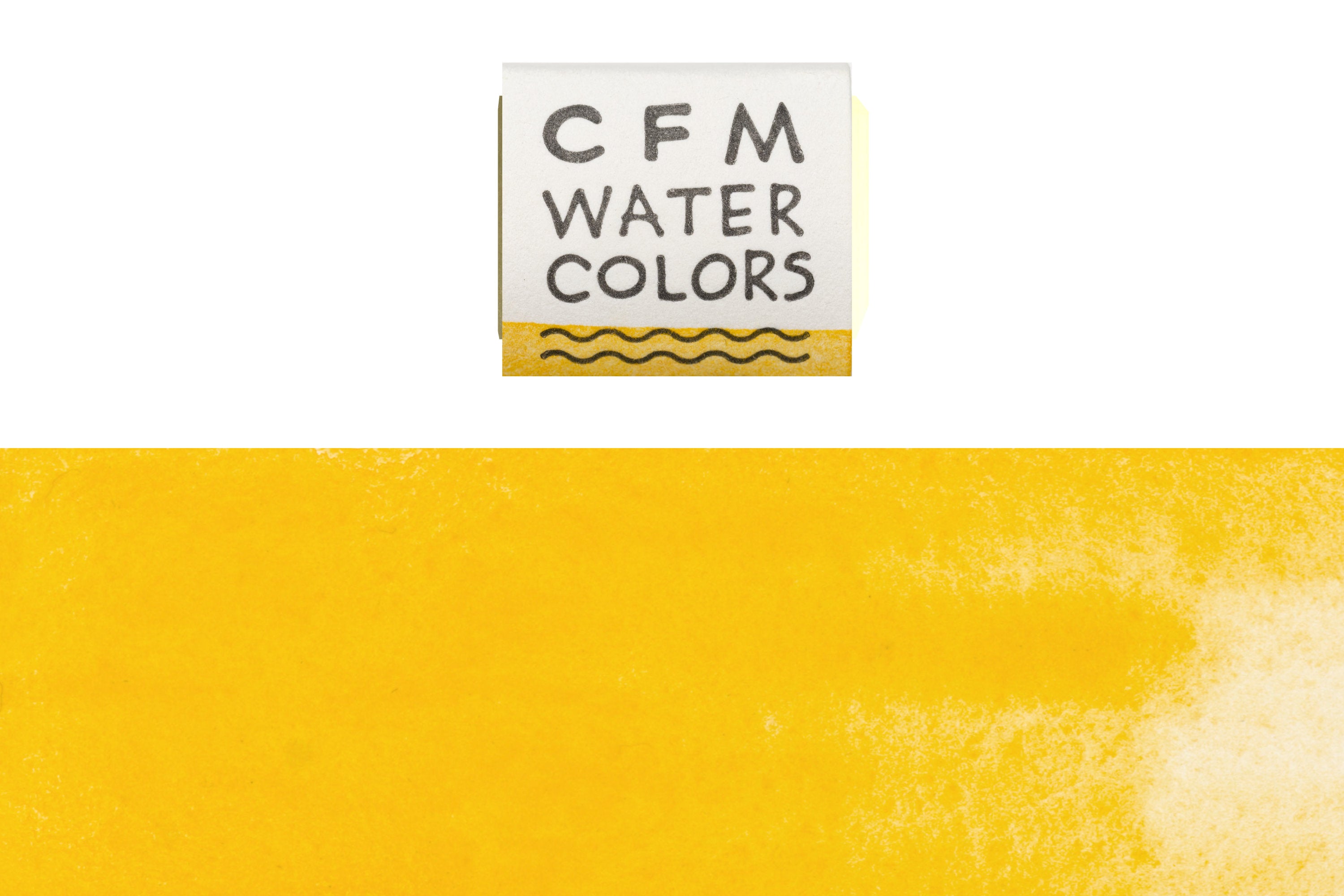 CfM Watercolor Half Pan, Egg Yolk Yellow