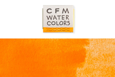 CfM Watercolor Half Pan, Fluorescent Orange