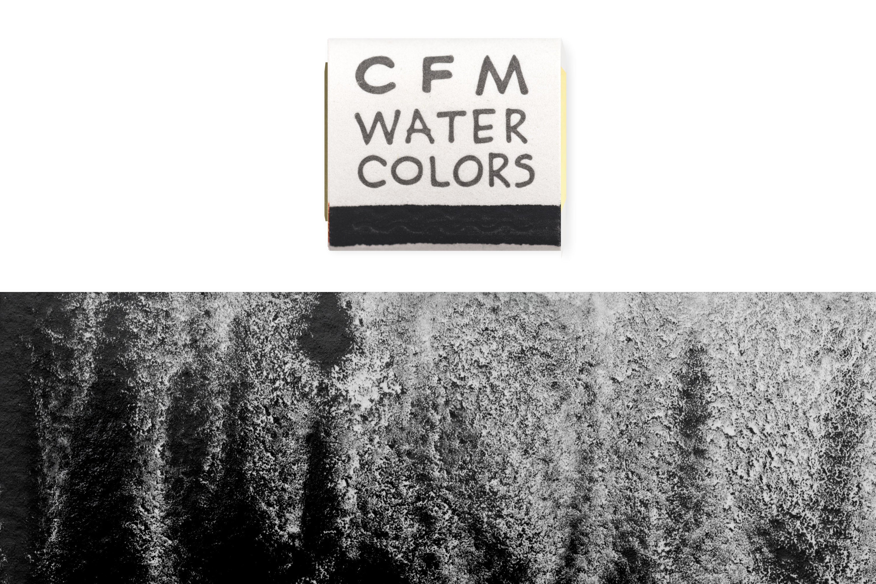 CfM Watercolor Half Pan, Magnetite