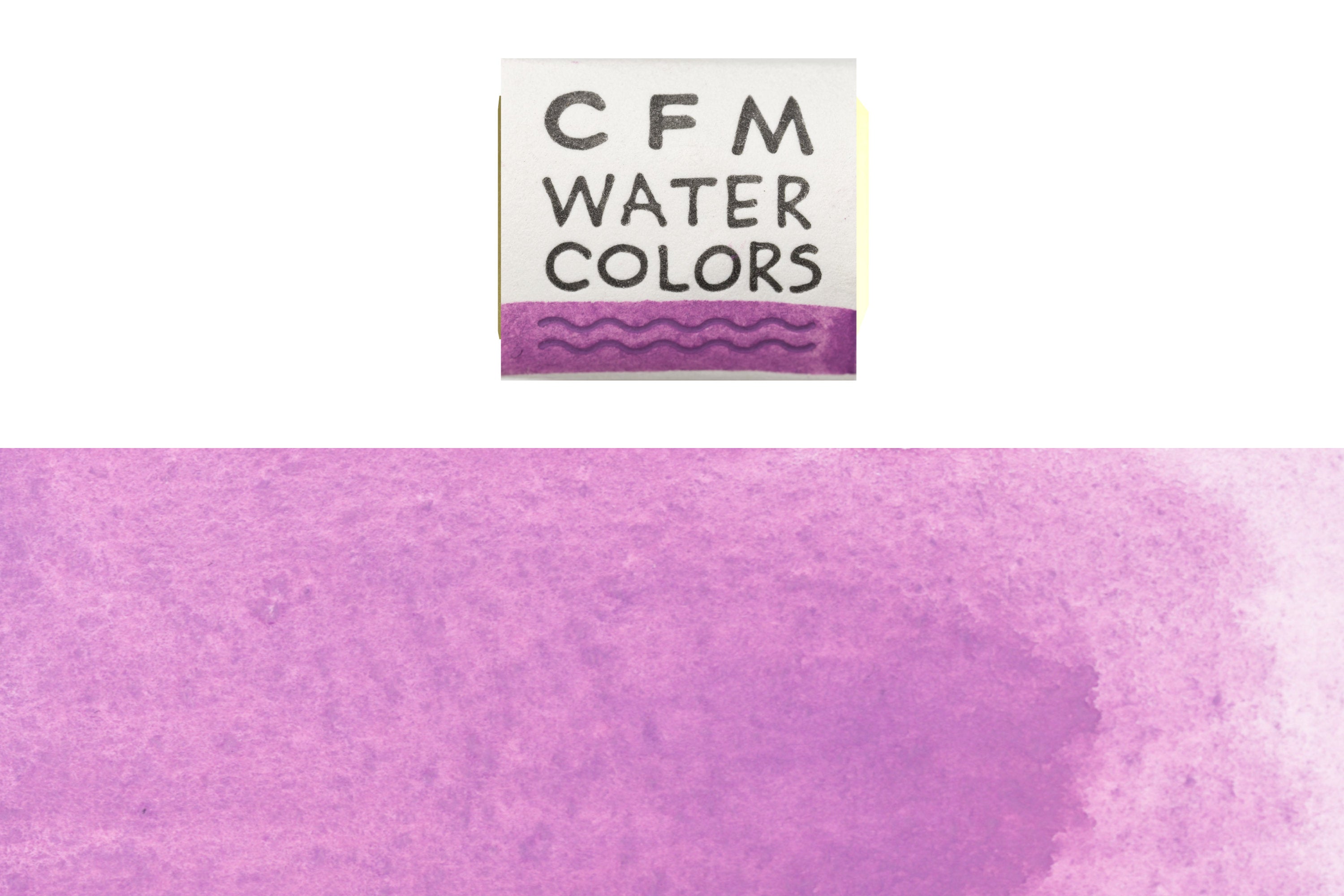 CfM Watercolor Half Pan, Ultramarine Pink