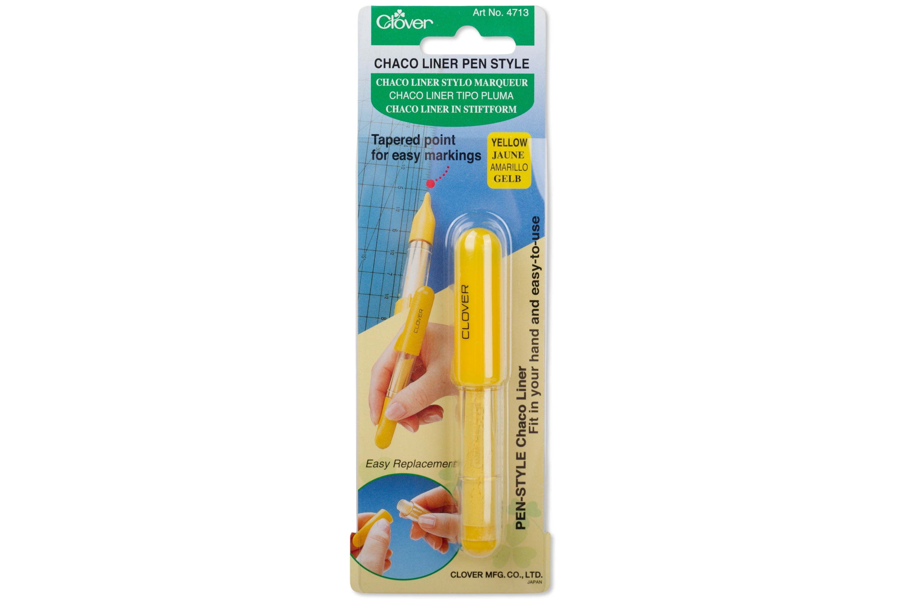 Chalk Liner with Rotating Precision Tip, Yellow