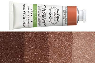Water-Washable Oil-Based Printmaking Ink, Burnt Sienna