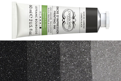 Water-Washable Oil-Based Printmaking Ink, Carbon Black