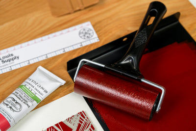 Water-Washable Oil-Based Printmaking Ink, Bistre
