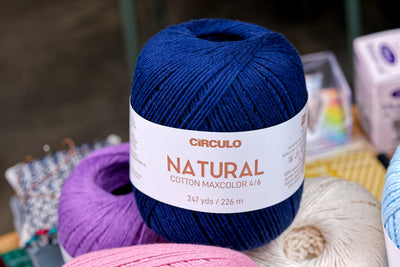 Circulo Natural Cotton 4/8 Yarn, Undyed