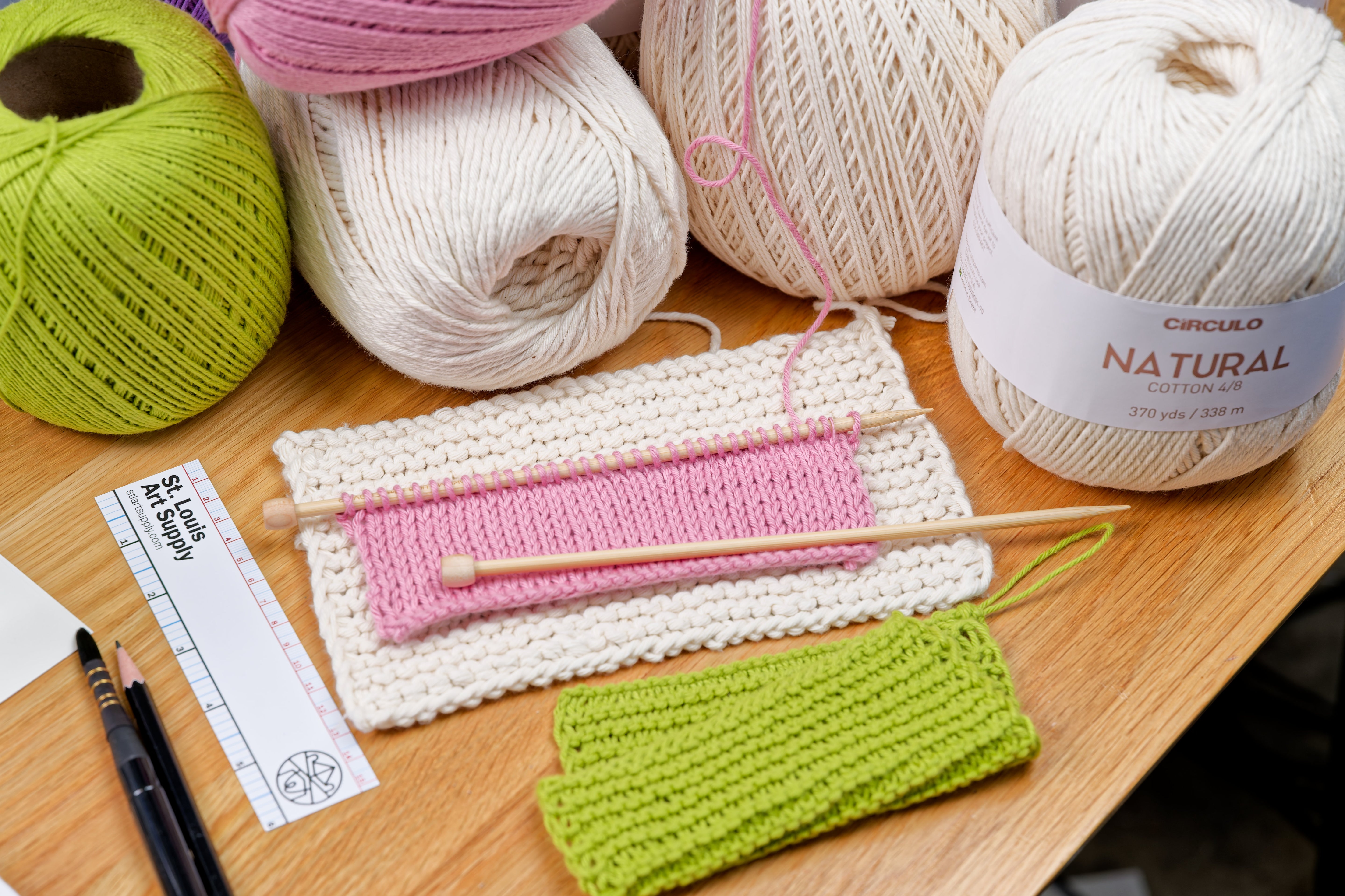 Circulo Natural Cotton 4/6 Yarn, Undyed