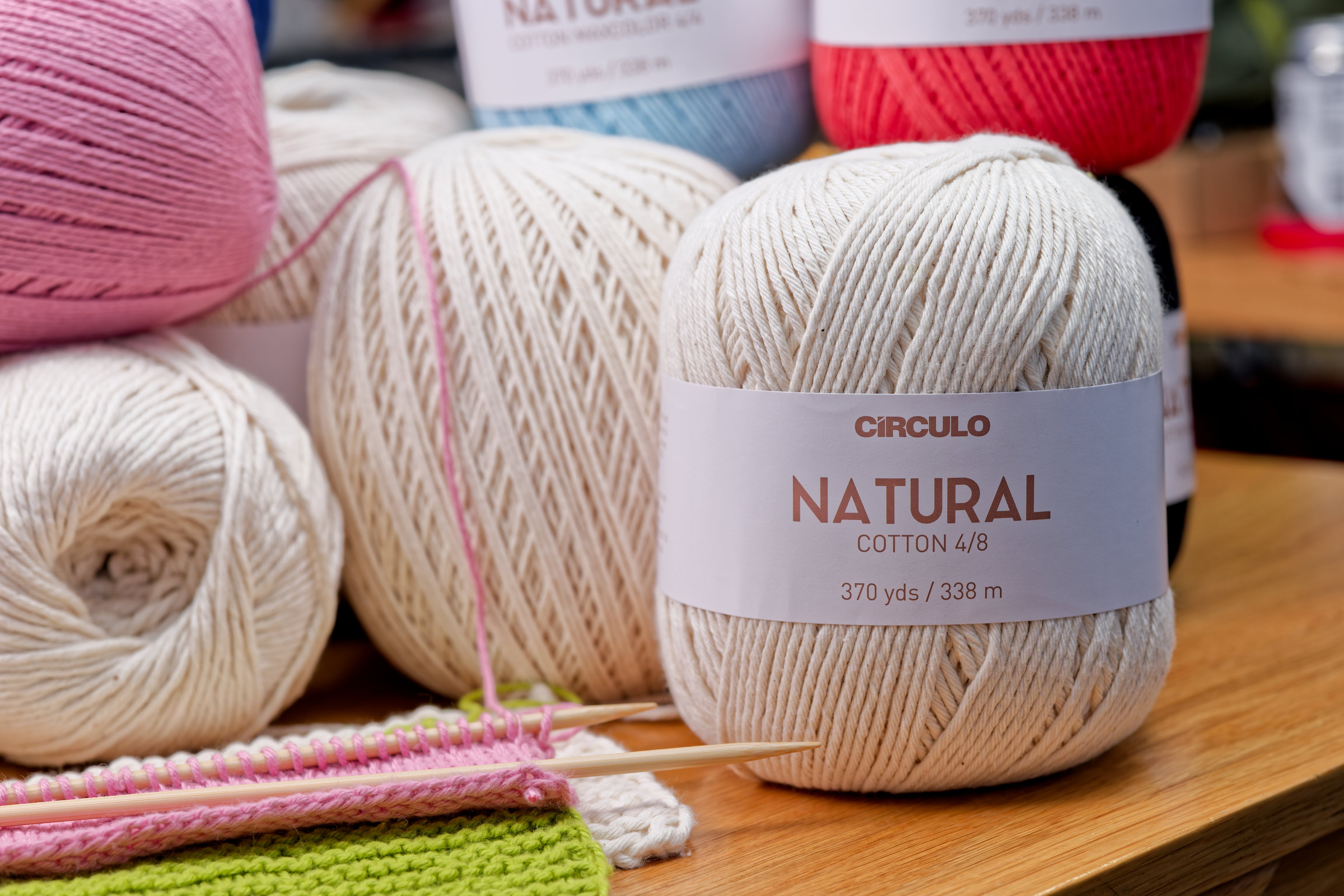 Circulo Natural Cotton 4/10 Yarn, Undyed