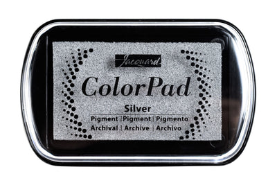 ColorPad Archival Pigment Ink Pad, Silver