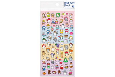 Costume Cats Sticker Sheet