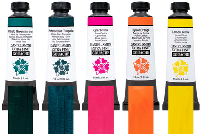 Extra Fine Gouache, Tropical Set of 5