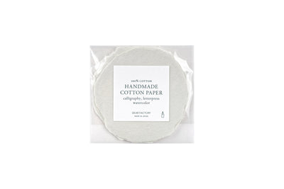 Handmade Cotton Watercolor Paper, 2.5" Circles, Set of 3