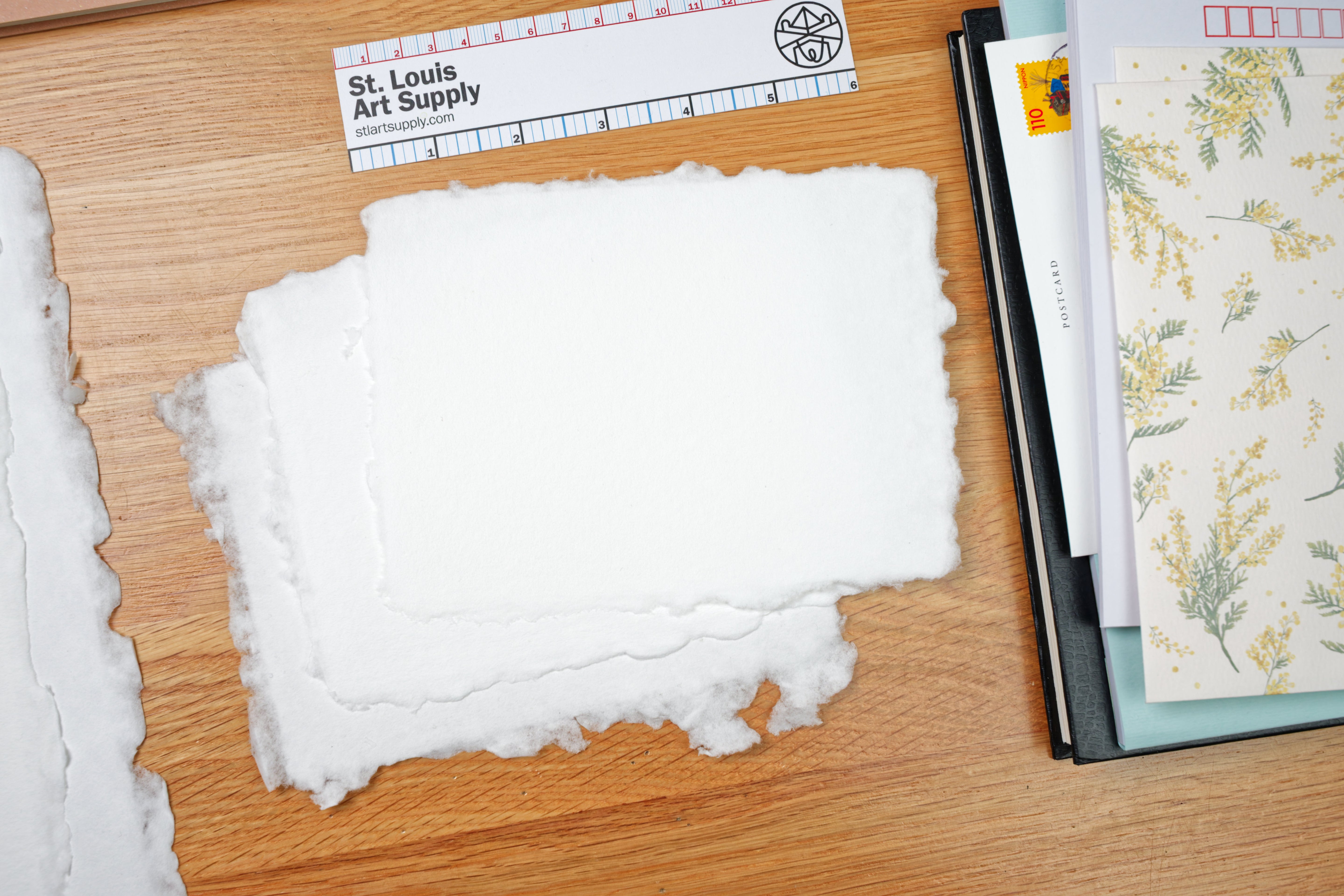 Handmade Cotton Watercolor Paper, 4.9" x 6.5"