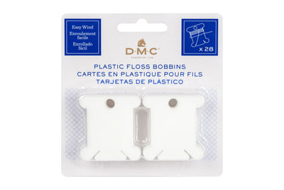 Easy-Wind Embroidery Bobbins, Pack of 28
