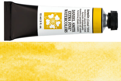 Daniel Smith Extra Fine Watercolor, 15 mL, Aureolin (Cobalt Yellow)