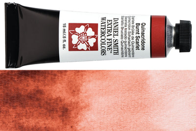 Daniel Smith Extra Fine Watercolor, 15 mL, Quinacridone Burnt Scarlet
