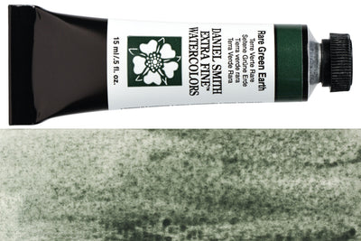 Daniel Smith Extra Fine Watercolor, 15 mL, Rare Green Earth