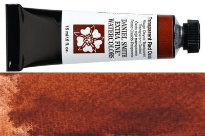 Daniel Smith Extra Fine Watercolor, 15 mL, Transparent Red Oxide